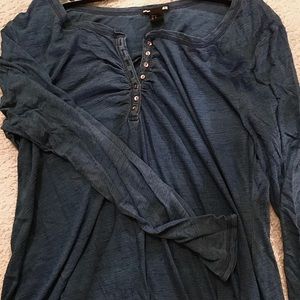 Blue Long Sleeve Shirt